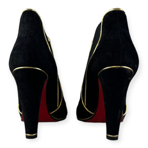 Christian Louboutin Suede LouLou 85 Booties in Black 40 5