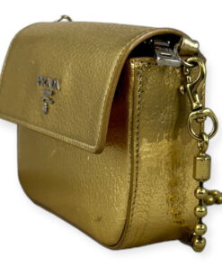 Prada Mini Crossbody Bag in Gold 12