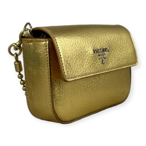 Prada Mini Crossbody Bag in Gold 3