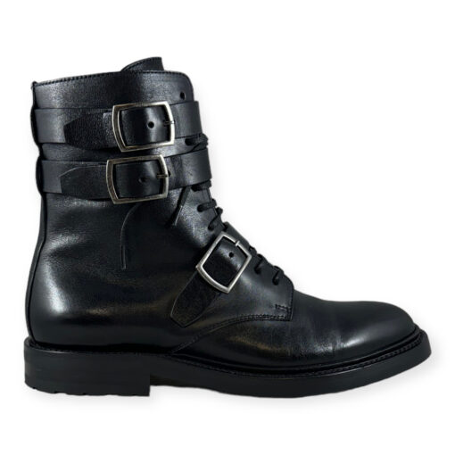 Saint Laurent Combat Boots in Black 2