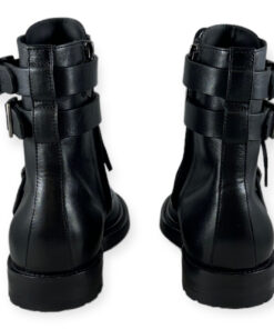 Saint Laurent Combat Boots in Black 11