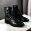 Size 38.5 | Saint Laurent Combat Boots in Black