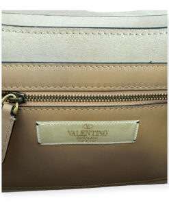 Valentino Rockstud Cabochon Flap Bag in Nude 15