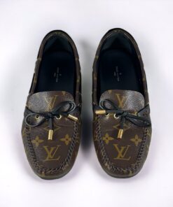 Size 37.5 | Louis Vuitton Gloria Flat Loafers Monogram