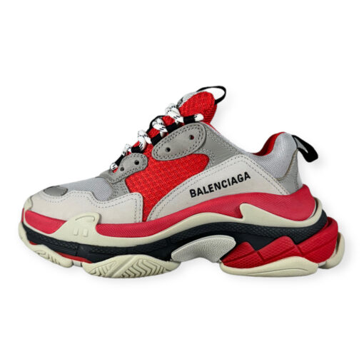 Balenciaga Triple S Sneakers in Gray & Red Size 37 1
