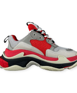 Balenciaga Triple S Sneakers in Gray & Red Size 37 8