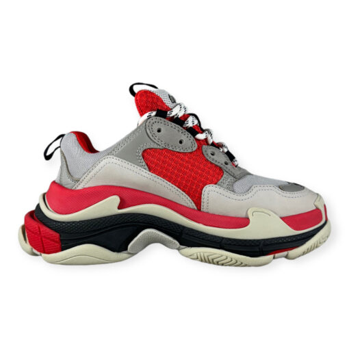 Balenciaga Triple S Sneakers in Gray & Red Size 37 2