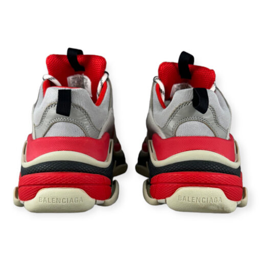 Balenciaga Triple S Sneakers in Gray & Red Size 37 5