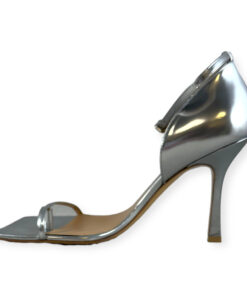 Bottega Veneta Metallic Sandals in Silver Size 39.5 9