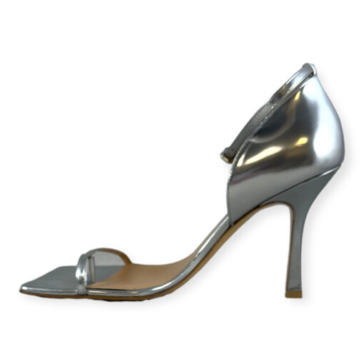 Bottega Veneta Metallic Sandals in Silver Size 39.5 2