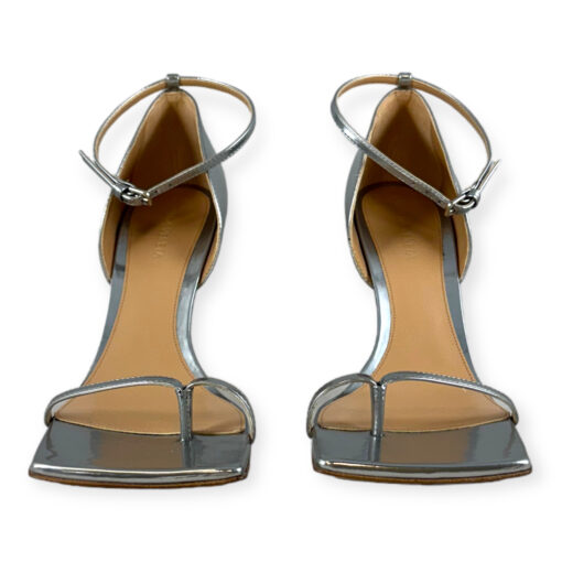 Bottega Veneta Metallic Sandals in Silver Size 39.5 4
