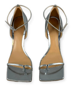 Bottega Veneta Metallic Sandals in Silver Size 39.5 12