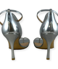 Bottega Veneta Metallic Sandals in Silver Size 39.5 13