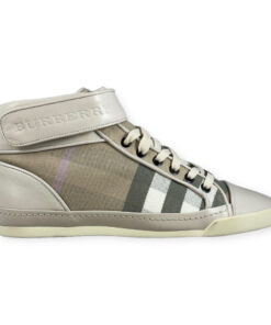 Burberry Mid Top Sneakers in Dove Size 38 8