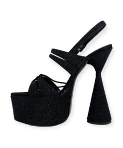 D'Accori Belle Platform Sandals in Black Size 38 7