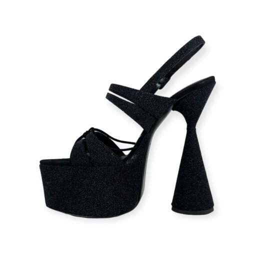 D'Accori Belle Platform Sandals in Black Size 38 1