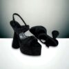 Size 38 | D'Accori Belle Platform Sandals in Black