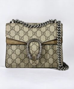 Gucci Dionysus Mini GG Supreme Bag in Beige
