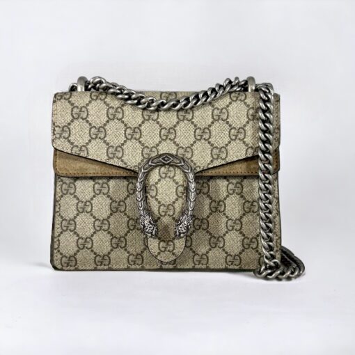 Gucci Dionysus Mini GG Supreme Bag in Beige