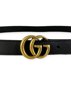 Gucci Double G Buckle Belt in Black Size 95/38 7