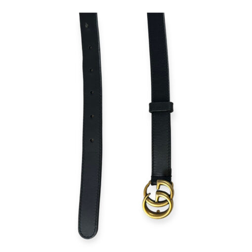 Gucci Double G Buckle Belt in Black Size 95/38 5
