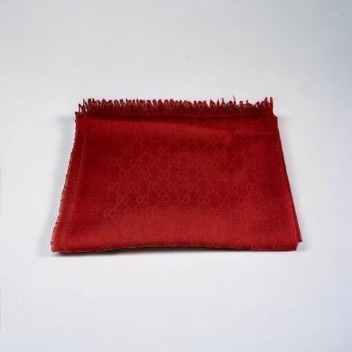 Gucci Jacquard Scarf in Russet 2