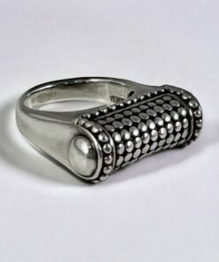 Size 5.5 | John Hardy Dot Carved Ring 925