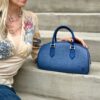 Louis Vuitton Epi Jasmin Handbag in Blue