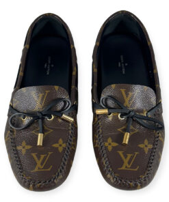 Louis Vuitton Gloria Flat Loafers Monogram Size 37.5 9