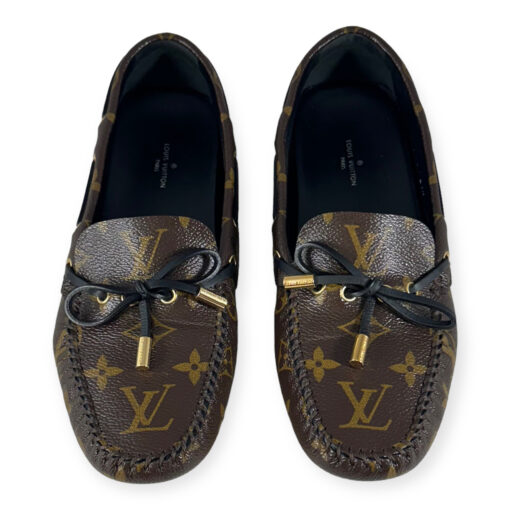 Louis Vuitton Gloria Flat Loafers Monogram Size 37.5 2