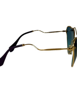 Miu Miu Cat Eye Sunglasses SMY2227 in Gold 10