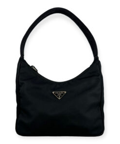 Prada Re-Nylon Mini Hobo Bag in Black 10