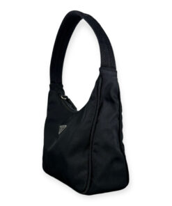 Prada Re-Nylon Mini Hobo Bag in Black 11
