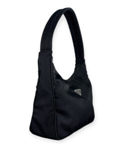 Prada Re-Nylon Mini Hobo Bag in Black 12