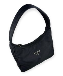 Prada Re-Nylon Mini Hobo Bag in Black 14