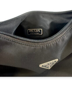 Prada Re-Nylon Mini Hobo Bag in Black 16