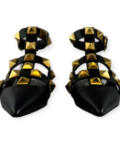 Valentino Roman Stud Sandals in Black Size 37 9
