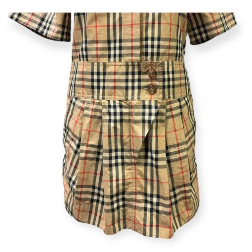 Burberry Check Shirtwaist Dress in Archive Beige Size 8 3