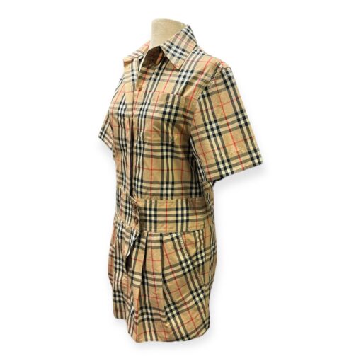 Burberry Check Shirtwaist Dress in Archive Beige Size 8 4