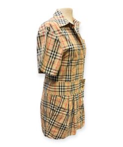 Burberry Check Shirtwaist Dress in Archive Beige Size 8 12