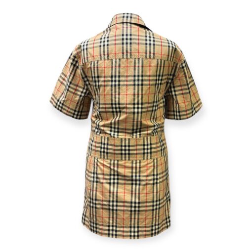 Burberry Check Shirtwaist Dress in Archive Beige Size 8 6
