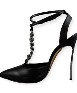 Casadei Chain Sandals in Black Size 38 10