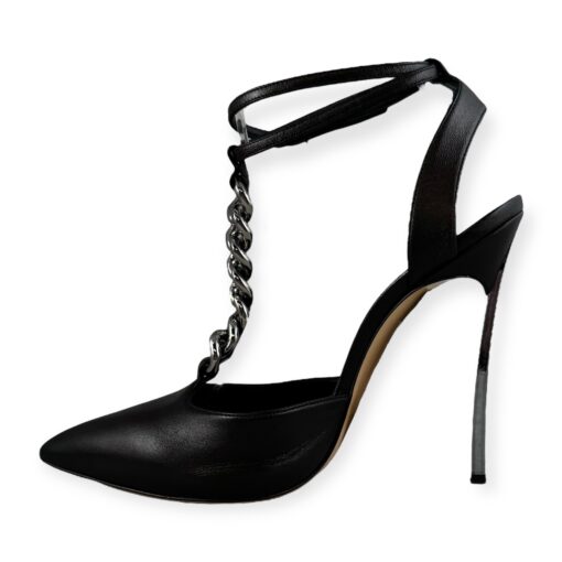 Casadei Chain Sandals in Black Size 38 3