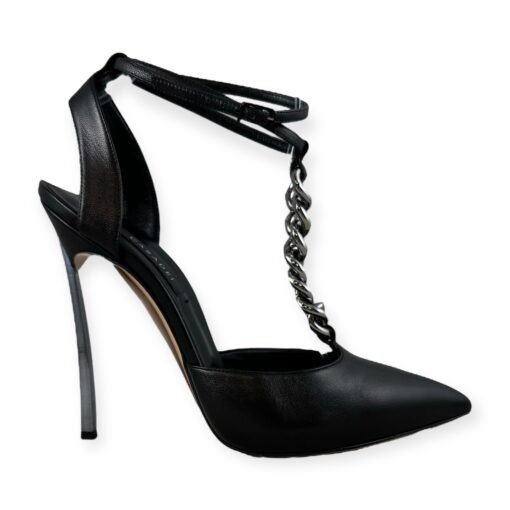 Casadei Chain Sandals in Black Size 38 4