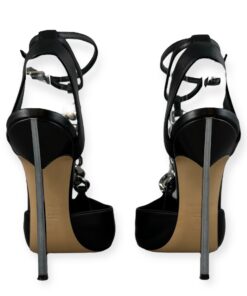 Casadei Chain Sandals in Black Size 38 14