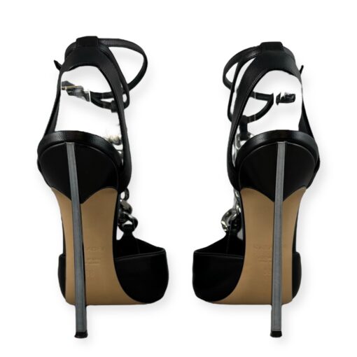 Casadei Chain Sandals in Black Size 38 7