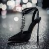 Casadei Chain Sandals in Black Size 38 11
