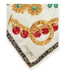 Celine Jewel Pocket Square Multicolor 9