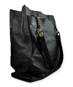 Chanel Vintage Shopping Tote in Black 12