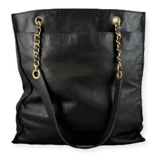 Chanel Vintage Shopping Tote in Black 4